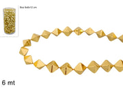 NATALE CATENA DIAMANTE DECORATIVA 6M ORO IN BOX PVC3A6MS163/G 2ESSE