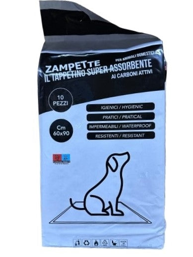 ZAMPETTE TAPPETINI ANIMALI CARBONI 60X90 10PZ