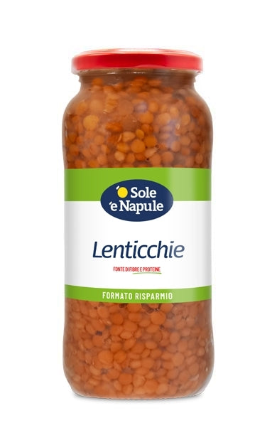 O' SOLE E' NAPULE LENTICCHIE VETRO 540G