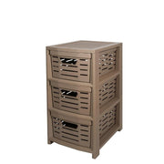 BELLI E FORTI CARRELLO UNIKO 3 CESTELLI TORTORA