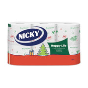 NICKY CARTA IGIENICA 6PZ NATALE
