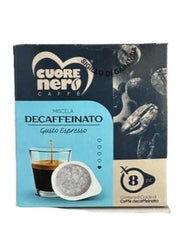 CUORE NERO CIALDE DECAFFEINATO T8 60G