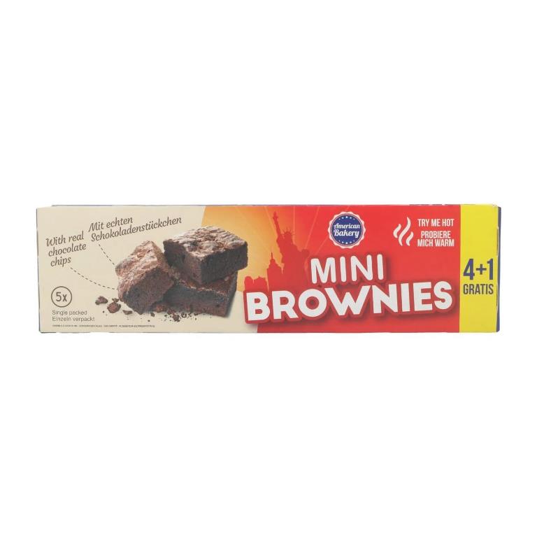 AMERICAN BAKERY MINI BROWNIES T5 125G