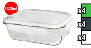 PIROFILA VETRO +COP. 1520ML LEH 60021 LOVIMPORT