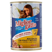 MIGLIOR GATTO BOCCONCINI POLLO E TACCHINO 405G