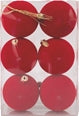 NATALE SFERE 6PZ VELL.RSS MM.60 67539 E.NATALE