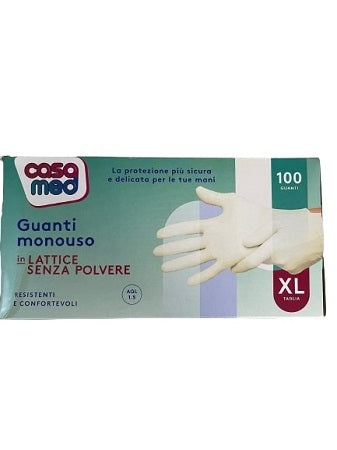 CASAMED GUANTO LATTICE SENZA TALCO 100PZ XL