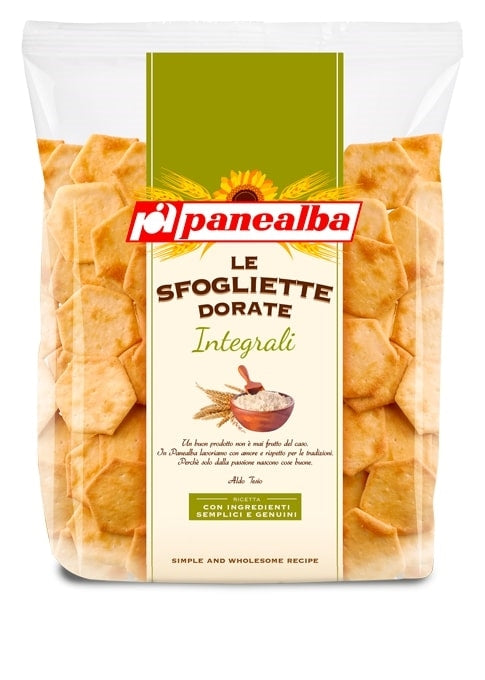 PANEALBA SFOGLIETTE DORATE INTEGRALI 180G