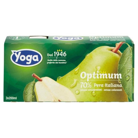 YOGA OPTIMUM SUCCO PERA ITALIANA T3 600ML