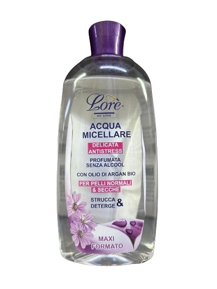 SOFY/LORE' ACQUA MICELLARE 500ML ARGAN