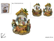 NATALE AMPOLLA CASETTA 2 ASS 8CM 2ESSE