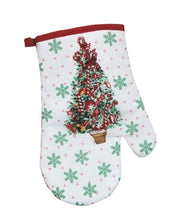 NATALE GUANTO CM.19X27 DEC.ALBERO E.NATALE