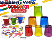 BICCHIERI 6PZ VETRO ART.268 TRESIS
