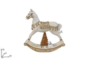 NATALE CAVALLO A DONDOLO 18CM 43728 2ESSE