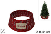 NATALE CESTA ROSSA COPRIBASE ALBERO 45X20 56143 2ESSE