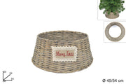 NATALE CESTA NATURALE COPRIBASE ALBERO 45X20 56146 2ESSE