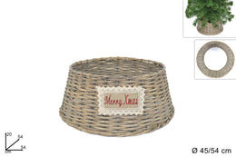 NATALE CESTA NATURALE COPRIBASE ALBERO 45X20 56146 2ESSE