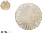 NATALE TOVAGLIETTA TONDA DIAM 38CM ORO 33736 2ESSE