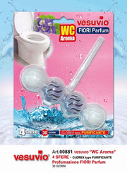 VESUVIO AROMA WC 4 SFERE FIORI