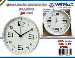 VARALUX OROLOGIO MODERNO BIANCO 60789