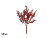 NATALE RAMETTO 38CM C\GLITTER ROSSO 63735 2ESSE