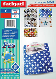 TAPPETO LAVELLO PVC 24.5X29CM 34045