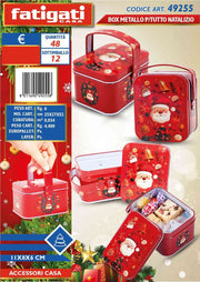NATALE BOX METALLO 11X8X6
