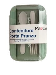 PORTAPRANZO+POSATE VERDE MARESIAS