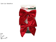 NATALE FIOCCHI 16CM SET 2PZ ROSSO 36679 2ESSE