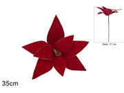 NATALE STELO FIORE 35CM 49278 2ESSE