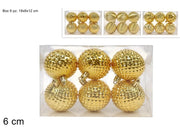 NATALE 6 PALLE 6CM ORO 40662 2ESSE