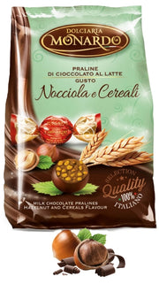 MONARDO PRALINE NOCCIOLA E CEREALI 100G