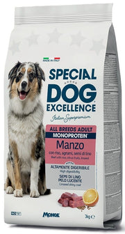 MONGE SPECIAL DOG EXCELLENCE MONOPROTEIN MANZO 3KG