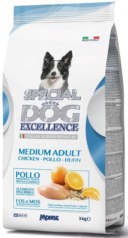 MONGE SPECIAL DOG EXCELLENCE MEDIUM POLLO 3KG