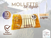 MOLLETTE LEGNO 10PZ INTRADE