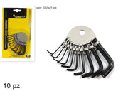 CHIAVE ESAGONALE SET 10PZ