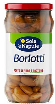O' SOLE E' NAPULE FAGIOLI BORLOTTI VETRO 295G