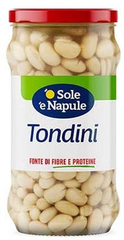 O' SOLE E' NAPULE FAGIOLI TONDINI VETRO 295G