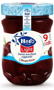 HERO MARMELLATA LIGHT CILIEGE NERE 280G
