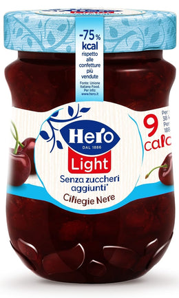 HERO MARMELLATA LIGHT CILIEGE NERE 280G