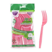 CLENDY FORCHETTE 18PZ ROSA