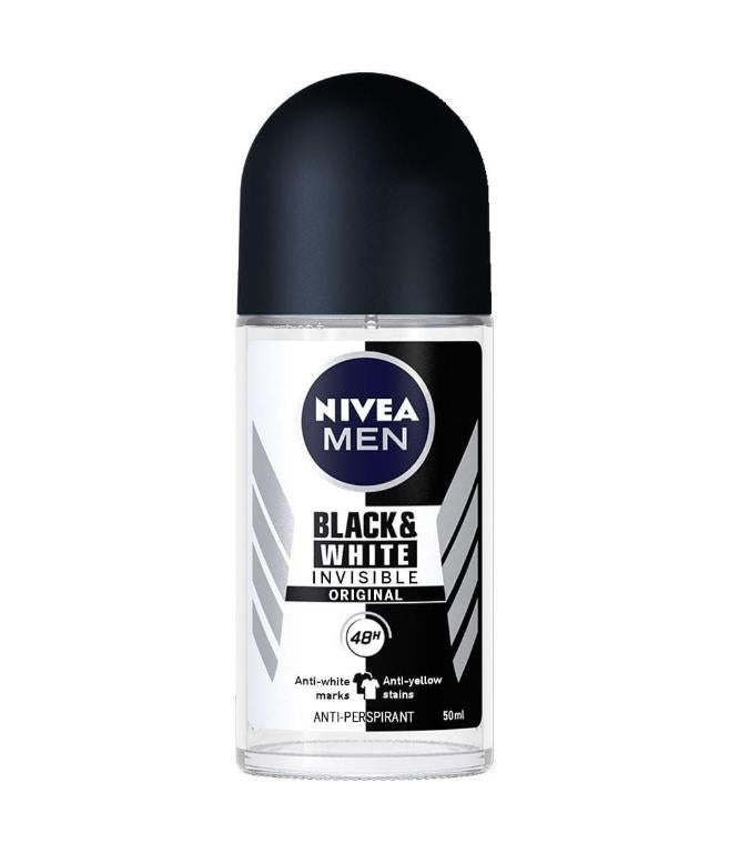 NIVEA DEO ROLL-ON 50ML MEN BLACK&WHITE