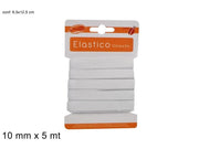 ELASTICO 5MT X10MM BIANCO ART.40862