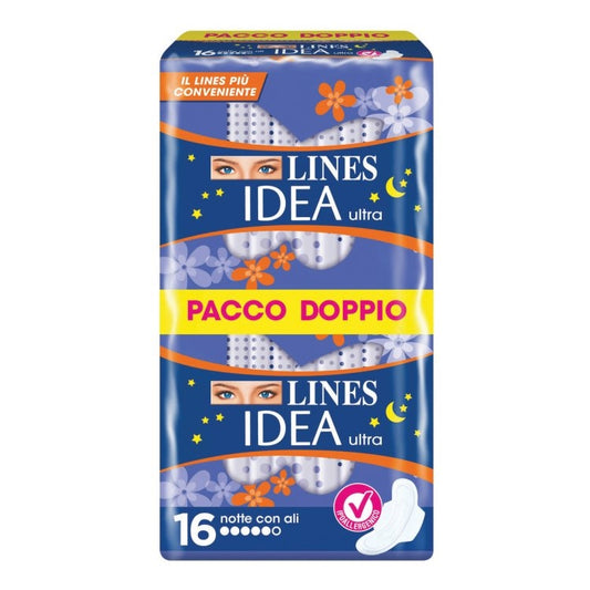 LINES IDEA ULTRA PACCO DOPPIO X16 C/ALI NOTTE