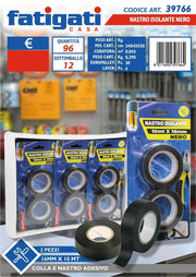 NASTRO ISOLANTE NERO 16MMX10MT 2PZ