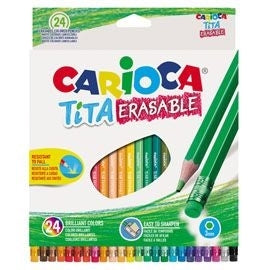 CARIOCA PASTELLI CANCELLABILI 24PZ