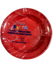 PRESTO PRESTO FESTA PIATTI 20PZ FONDO ROSSO