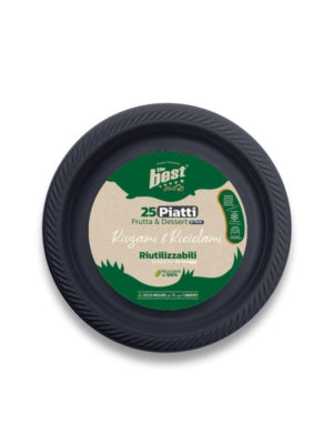 THE BEST PIATTI FRUTTA RIUT.25PZ NERO