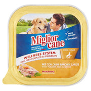 MIGLIOR CANE PATE CARNI BIANCHE E CAROTE 150G