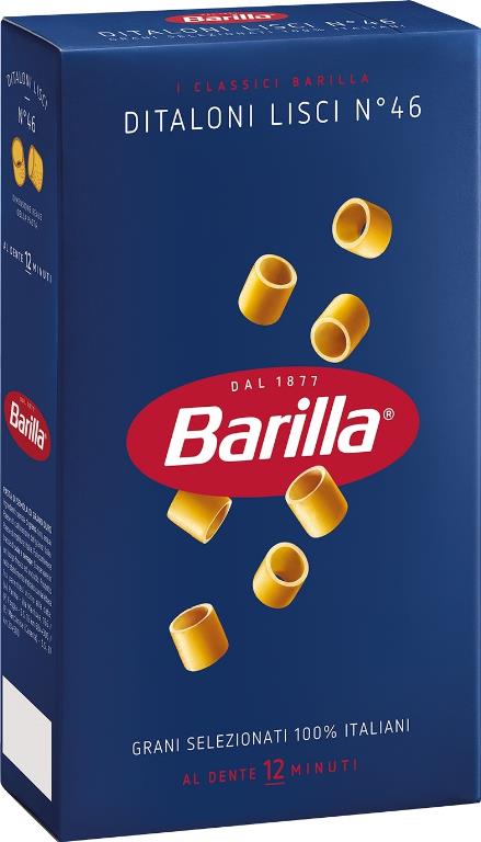 BARILLA DITALONI LISCI 500G